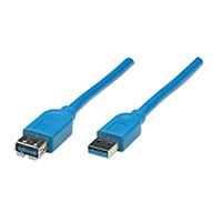 CABLE USB,MANHATTAN,322379, V3.0 EXT. 2.0M AZUL CABLE USB,MANHATTAN,322379, V3.0 EXT. 2.0M AZUL
